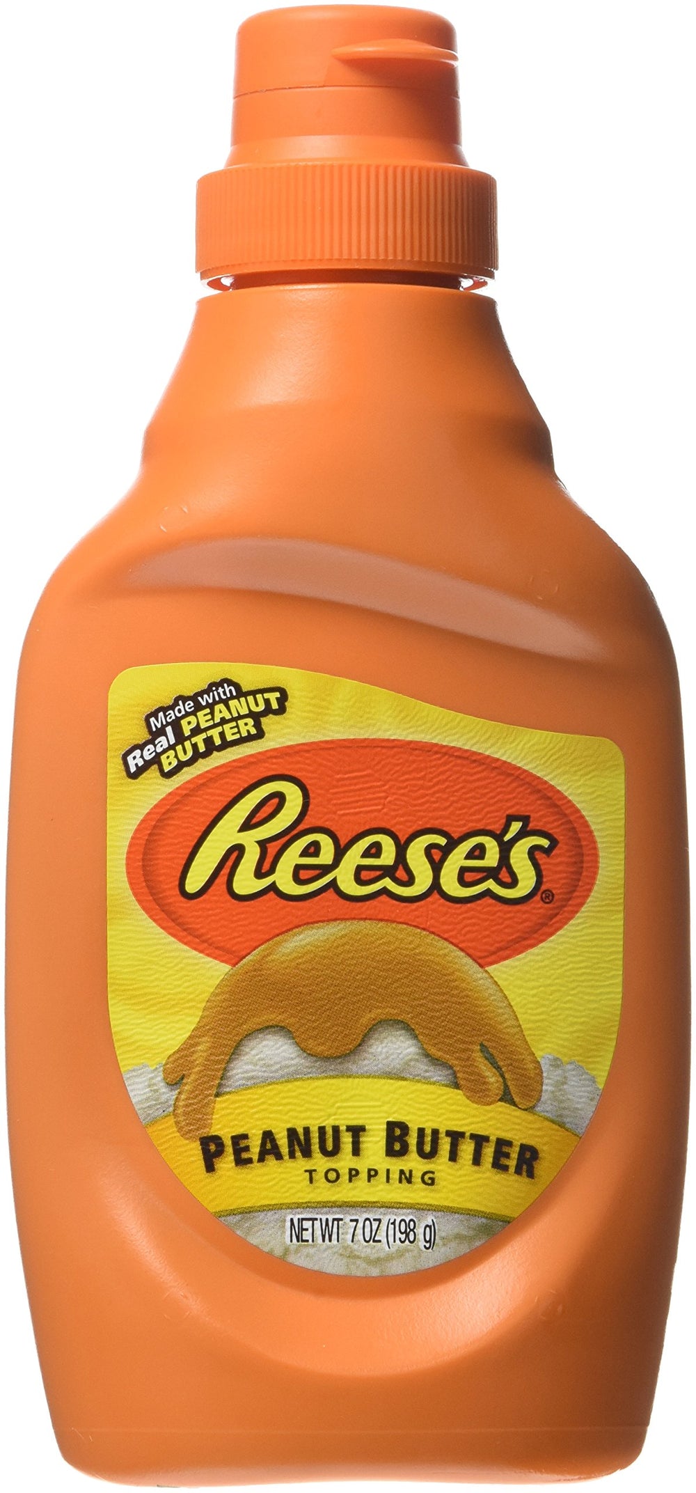 Reese's frasco frontal mostrando etiqueta y facilidad de uso