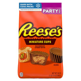 Reese's bolsa frontal mostrando el empaque y cantidad, ideal para compartir