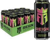 REIGN botella frontal Watermelon Sour Gummy muestra sabor y formato práctico