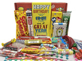 RETRO CANDY YUM caja frontal lista para regalar con presentación atractiva