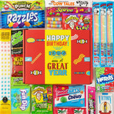 RETRO CANDY YUM caja frontal lista para regalar y sorprender