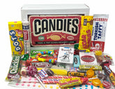 RETRO CANDY YUM frente de la caja mostrando surtido y atractivo visual