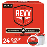 REVV caja frontal de 24 cápsulas muestra el envase y la marca, ideal para compra