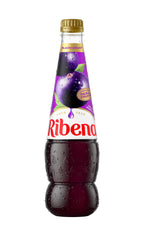 Ribena botella frontal 850 ml mostrando marca y tamaño útil