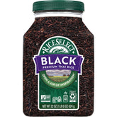 RiceSelect tarro frontal mostrando arroz negro, atractivo visual para recetas