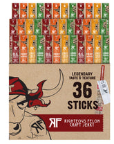 Righteous Felon paquete frontal mostrando variedad y conveniencia