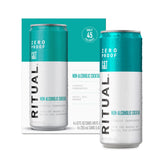 Ritual Zero-Proof lata frontal mostrando diseño y conveniencia