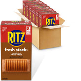 Ritz caja frente mostrando múltiples paquetes y frescura