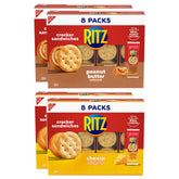 RITZ frente del empaque mostrando variedad y conveniencia