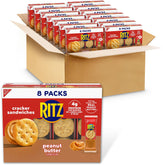 RITZ paquete frontal mostrando diseño y cantidad para transporte conveniente