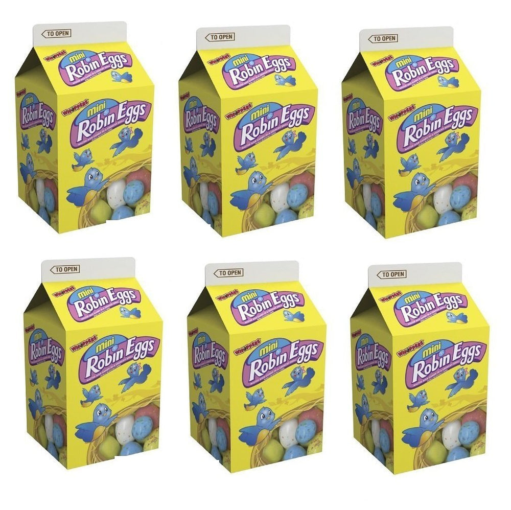 robin eggs paquete frontal mostrando mini huevos coloridos, ideal para cestas