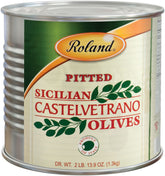 Roland Foods lata frontal de Castelvetrano sin hueso, lista para servir