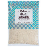 Roland Foods empaque frontal del couscous mostrando tamaño y marca