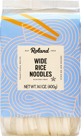 Roland paquete frontal de fideos anchos de arroz, presentación práctica