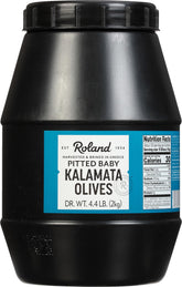 Roland Foods envase frontal de aceitunas Kalamata listo para usar y ahorrar tiempo