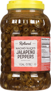 Roland Foods tarro frontal mostrando jalapeños listos para servir