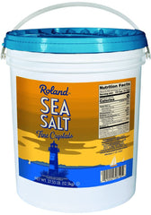 Roland Foods envase frontal de sal marina fina, fácil dosificación y calidad