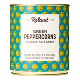 Roland Foods lata frontal con pimienta verde, conserva lista para usar