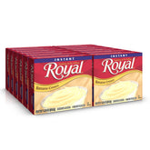 Royal empaque frontal Banana Cream mostrando facilidad de uso