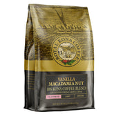 ROYAL KONA COFFEE frente del empaque sellado al vacío, garantiza frescura y aroma