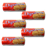 Royalty galletas digestive vista frontal paquete, ideal para té