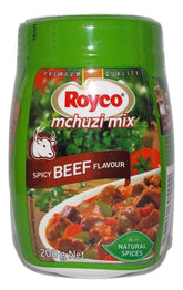Royco Mchuzi Mix frente del paquete mostrando presentación y uso práctico