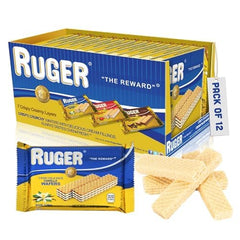 RUGER textura de oblea crujiente en primer plano, realza crocancia