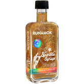 Runamok botella frontal mostrando etiqueta y brillo atractivo