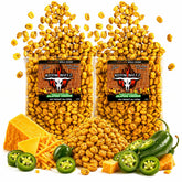 RunninWild frente del empaque mostrando diseño y variedad jalapeño cheddar