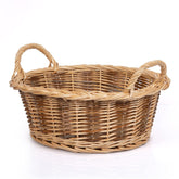 RURALITY cesta frontal mostrando su forma y asa, ideal para presentar regalos