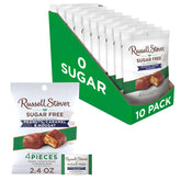 Russell Stover paquete frontal muestra diseño y conveniencia para llevar