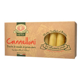 Rustichella d'Abruzzo paquete de cannelloni grandes mostrando cantidad y marca