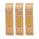Rustichella d'Abruzzo capellini frente del pack mostrando presentación auténtica