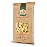 Rustichella d'Abruzzo paquete frontal mostrando orecchiette auténticas y origen