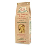 Rustichella d'Abruzzo envase frontal mostrando fregola y marca, ideal para despensa