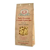 Rustichella d'Abruzzo paquete frontal mostrando forma concha y marca
