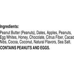 RXBAR primer plano de textura exterior masticable, aporta placer y saciedad