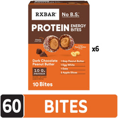 RXBAR tamaño en mano para comparar porciones fácilmente
