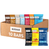 RXBAR frontal del pack mostrando variedad y conveniencia
