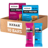 RXBAR empaque frontal del pack variedad con dos sabores que facilita elegir rápido