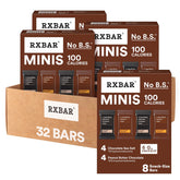 RXBAR Minis vista frontal del paquete mostrando el diseño y variedad