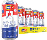 RYSE Up Supplements lata frente mostrando etiqueta y beneficio de enfoque sostenido