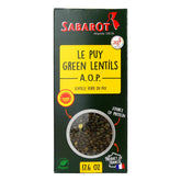 Sabarot paquete frontal 500g mostrando etiqueta AOC y presentación gourmet