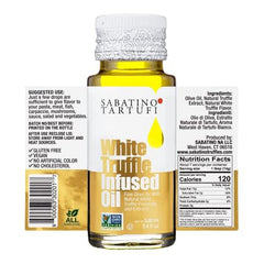 Sabatino Tartufi primer plano del aceite resaltando textura y brillo