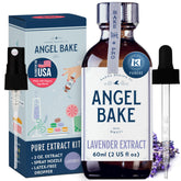 SAENA BAKING CO frasco frontal de lavanda búlgara, aromatiza sin humedad