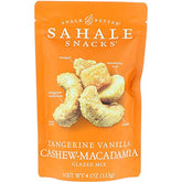 Sahale Snacks vista frontal del paquete mostrando mezcla y beneficios saludables