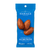 Sahale Snacks frente del empaque mostrando 18 bolsas listas para llevar y conveniencia