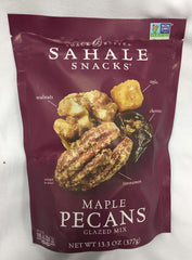 Sahale Snacks vista frontal del paquete mostrando diseño y tamaño práctico