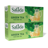 Salada frente del empaque mostrando cajas dobles y bolsitas, conveniencia para familias