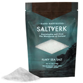 Saltverk frente del envase mostrando diseño y peso 170 g, beneficio presentación práctica